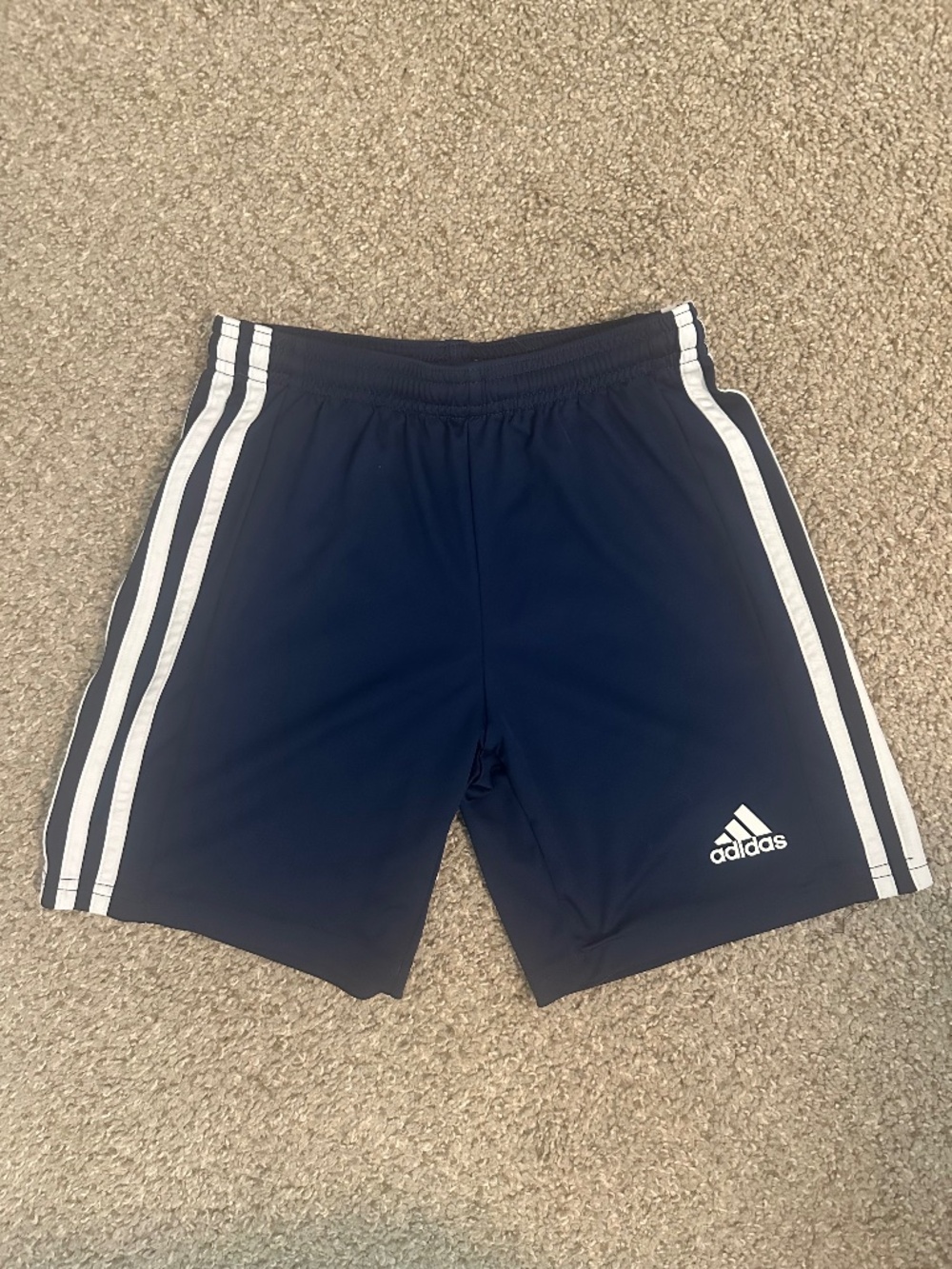 Youth Small Adidas AeroReady Navy Blue Shorts